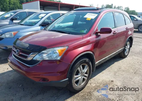 2010 Honda Cr-V Ex-L из США, поврежденный, VIN 5J6RE4H71AL014520